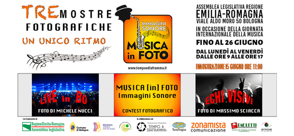 Omaggio al fotografo bolognese Michele Nucci. Catalogo “Ciao Michele” e mostra “Live in BO” all’interno dell’expo “Musica [in] Foto”. In Assemblea legislativa RER fino al 26 giugno 2026