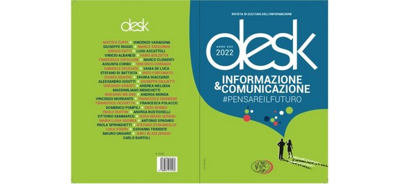 Numero speciale per “Desk”, rivista di cultura dell’informazione edita da UCSI. 40 contributi sul futuro della professione con prefazione del Cardinale Matteo Maria Zuppi